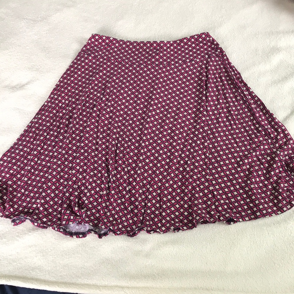 Knee length skirt
